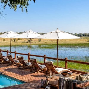 Sanctuary's Chief Camp Moremi Game Reserve Okavango Delta Botswana Africa Safari Lodge