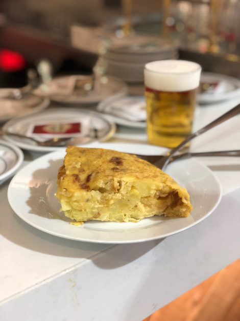 A melhor Tortilla Madrid Casa Dani Mercado de la Paz Salamanca Madrid Espanha