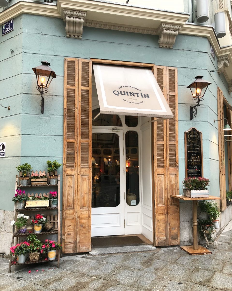 Quintini Ultramarinos Calle Jorge Juan Madrid Salamanca Espanha Spain España Tapas